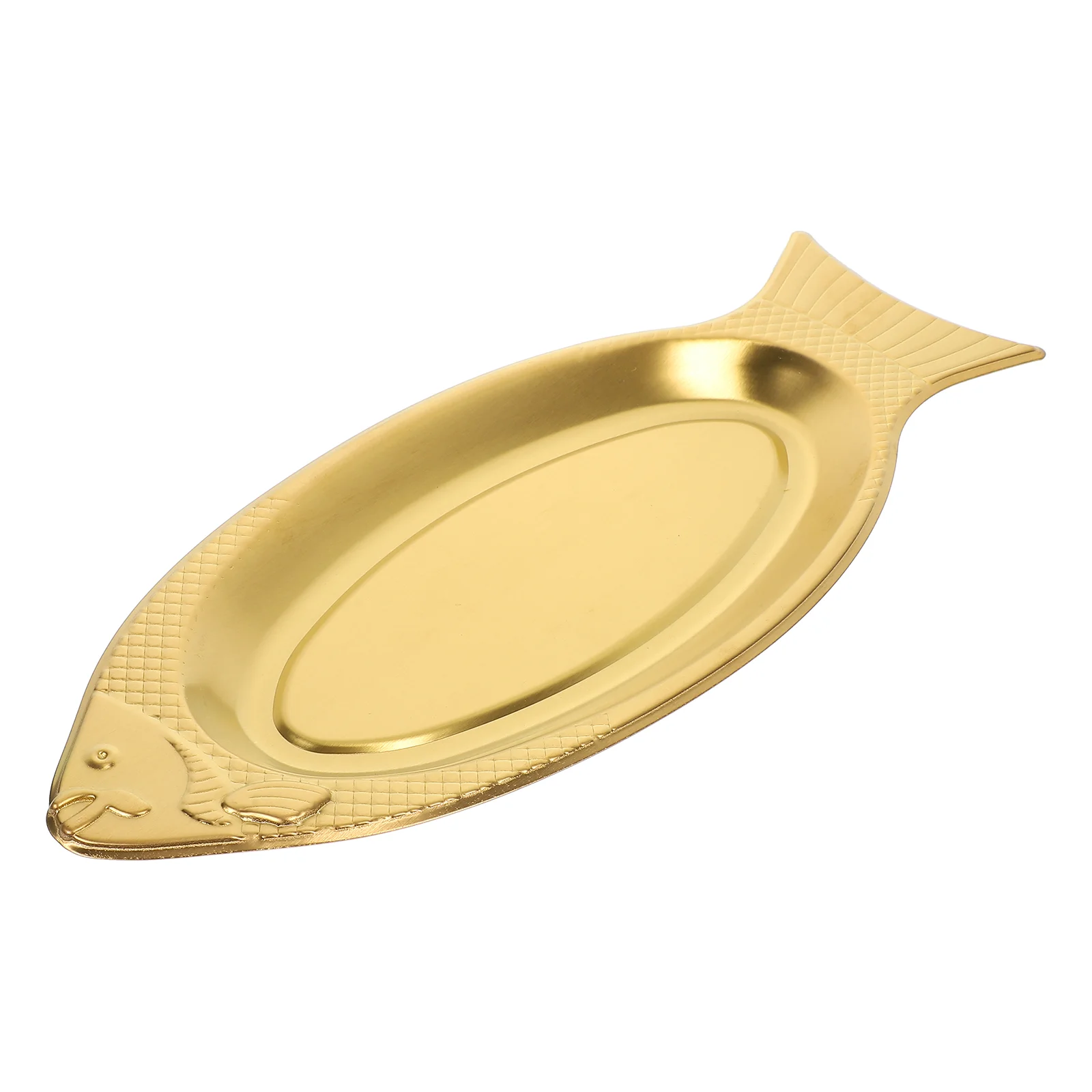 

Convenient Wear Resistant Sturdy Chic Fish Grill Serving Pan Japanese Sushi Tray Fish Tray for Home Restaurant Hotel