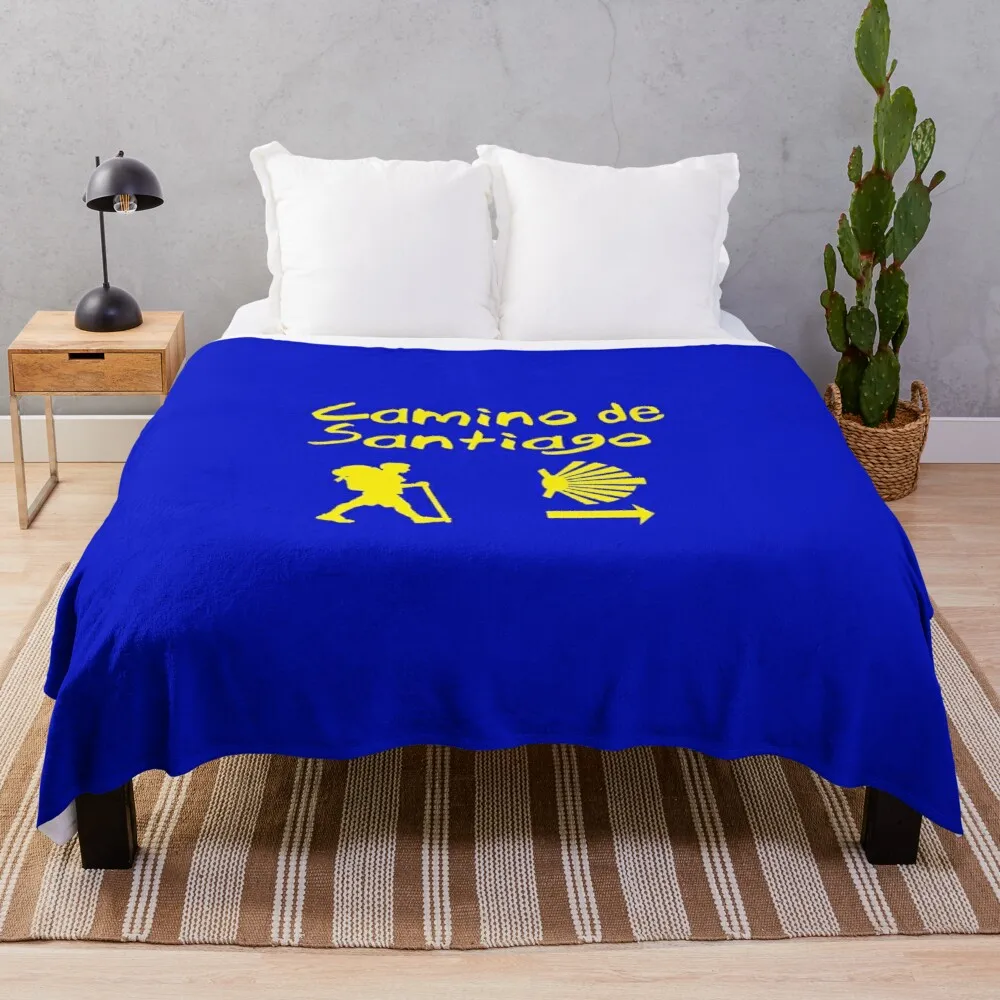 

Camino de Santiago Compostela Spain Throw Blanket Personalized Gift
