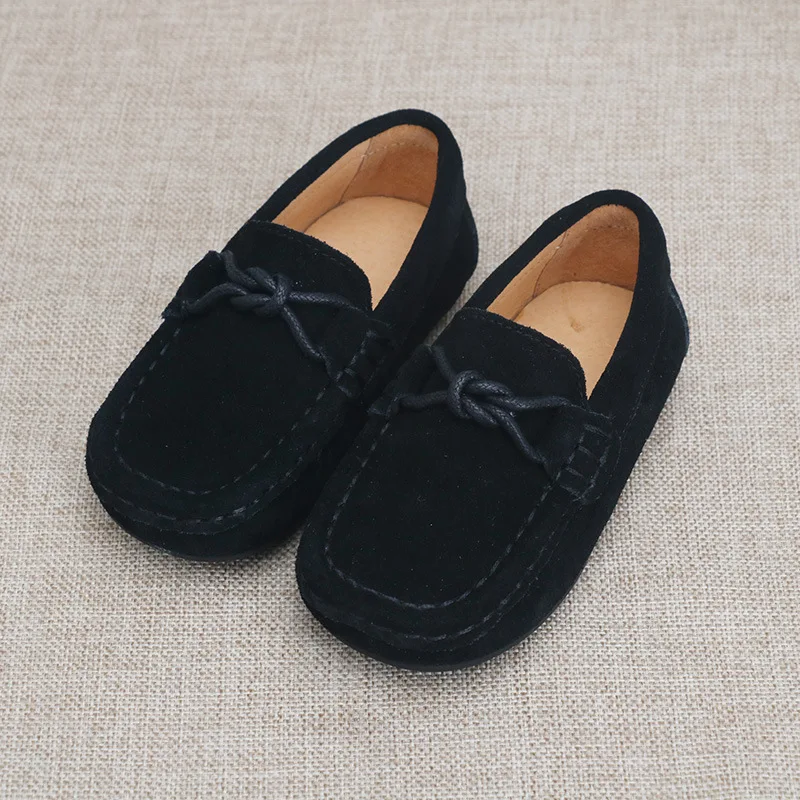 

New Baby Toddler Loafers Comfortable Casual Children Moccasins Boys Genuine Leather Shoes Kids Flats 02A
