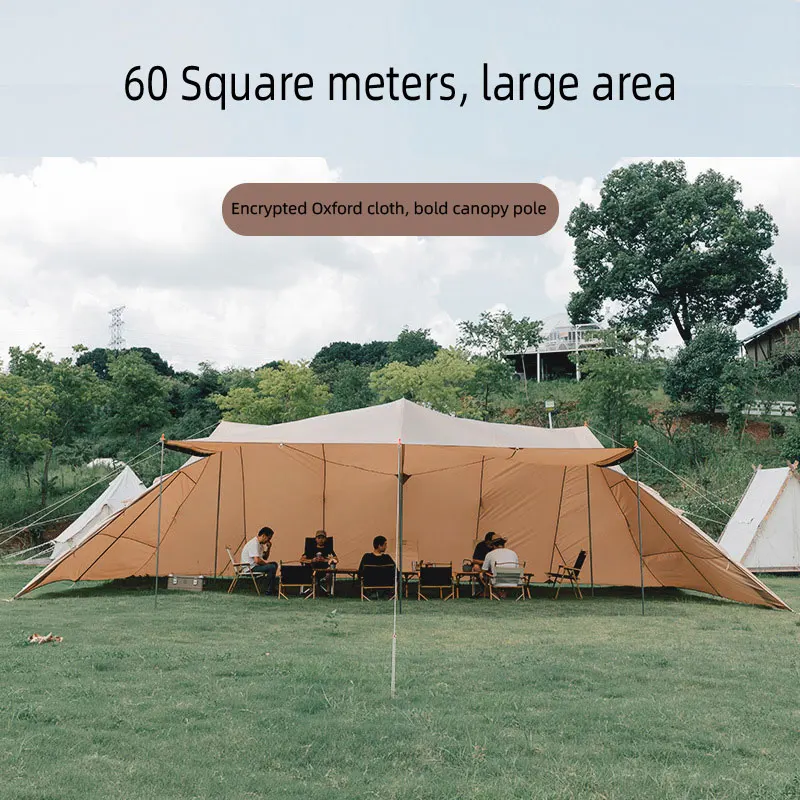 

Outdoor Camping Tents, Super Tents, Waterproof Oxford Cloth, Can Be Used For Group Building Family Dinners