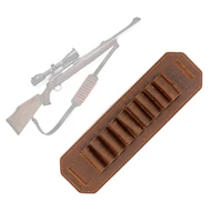 tourbon hunting accessories rifle sling gun belt bullet clip cartridges ammo holder leather shoulder shooting strap brown