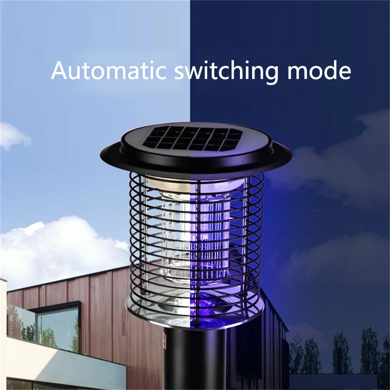 Уличная лампа на солнечной батарее для уничтожения насекомых водонепроницаемый