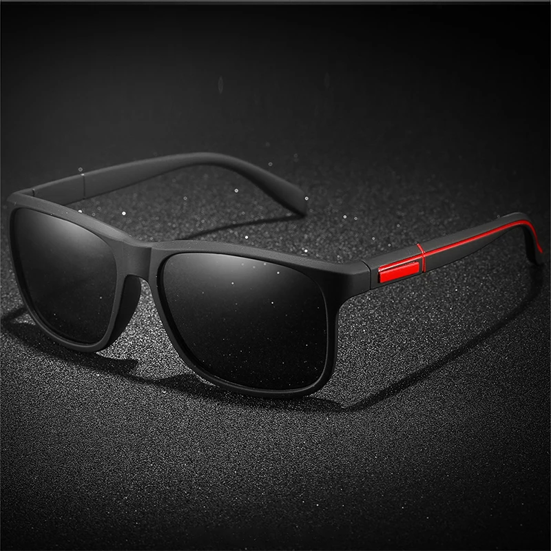 

Square Frame Polarized Sunglasses For Men Brand Design Driving Fishing Sports Sun Glasses Fashion Vintage Luxury Male Eyewear
