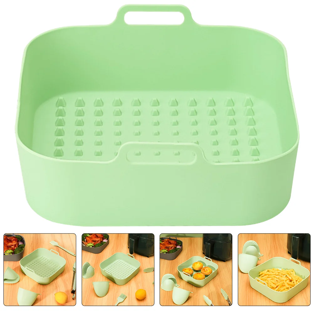 

Parchment Silicone Bakeware Round Baking Pan Air Fryer Silica Gel Household Liner