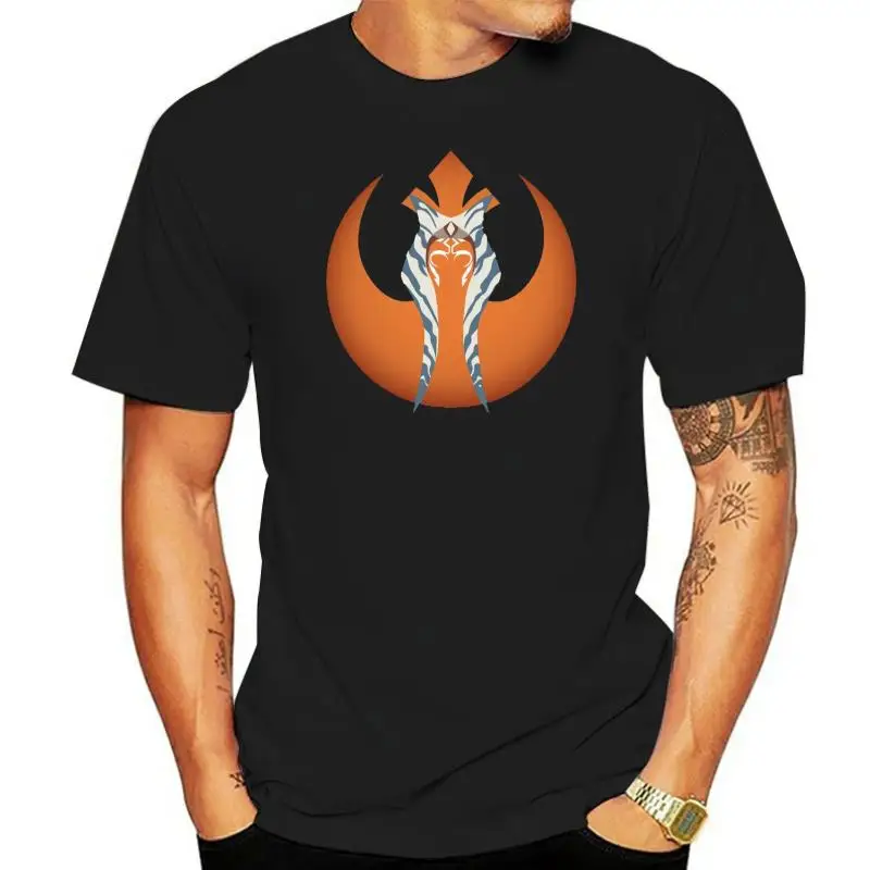 

Футболка мужская Rebel Ahsoka, 100% хлопок, с круглым вырезом и коротким рукавом, 6XL
