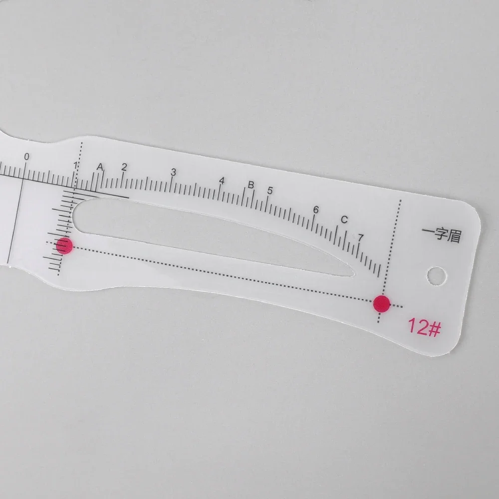 12-стильные Трафареты Для Бровей Съемные И Многоразовые Шаблоны Макияжа С