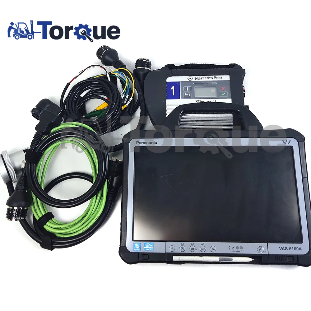 

for MB Star C4 Multiplexer Xentry PK C5 C6 SD Connect C4 for Benz Car Truck Bus Diagnostic Tool+CF D1 Portable Tablet