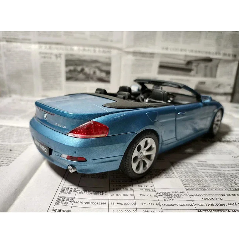 WELLY Flawed 1:18 645Ci автомобильный трансформер из сплава без