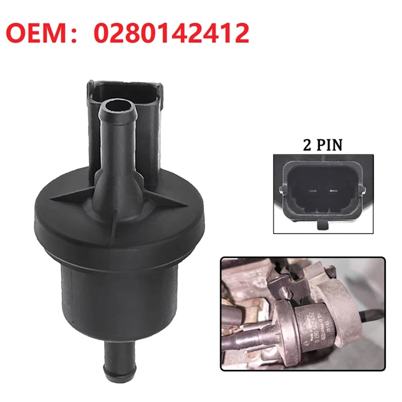 0280142412 Новый соленоид вакуумного клапана для Ford Focus C-MAX MK3 (DYB) Volvo V50 C30 S40 Mazda 5 3 I