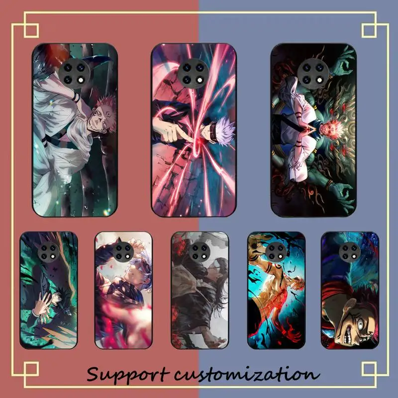 

Jujutsu Kaisen Phone Case For Xiaomi Redmi Note 8A 7 5 Note 8pro 8T 9Pro TPU Coque for note 6pro