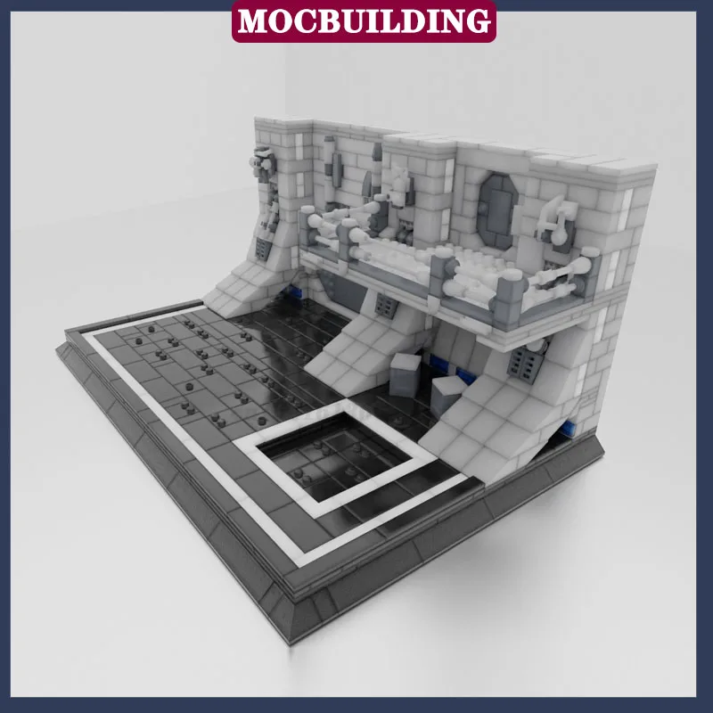 Конструктор MOC Display модель ангара сборка космическая коллекция серия игрушки