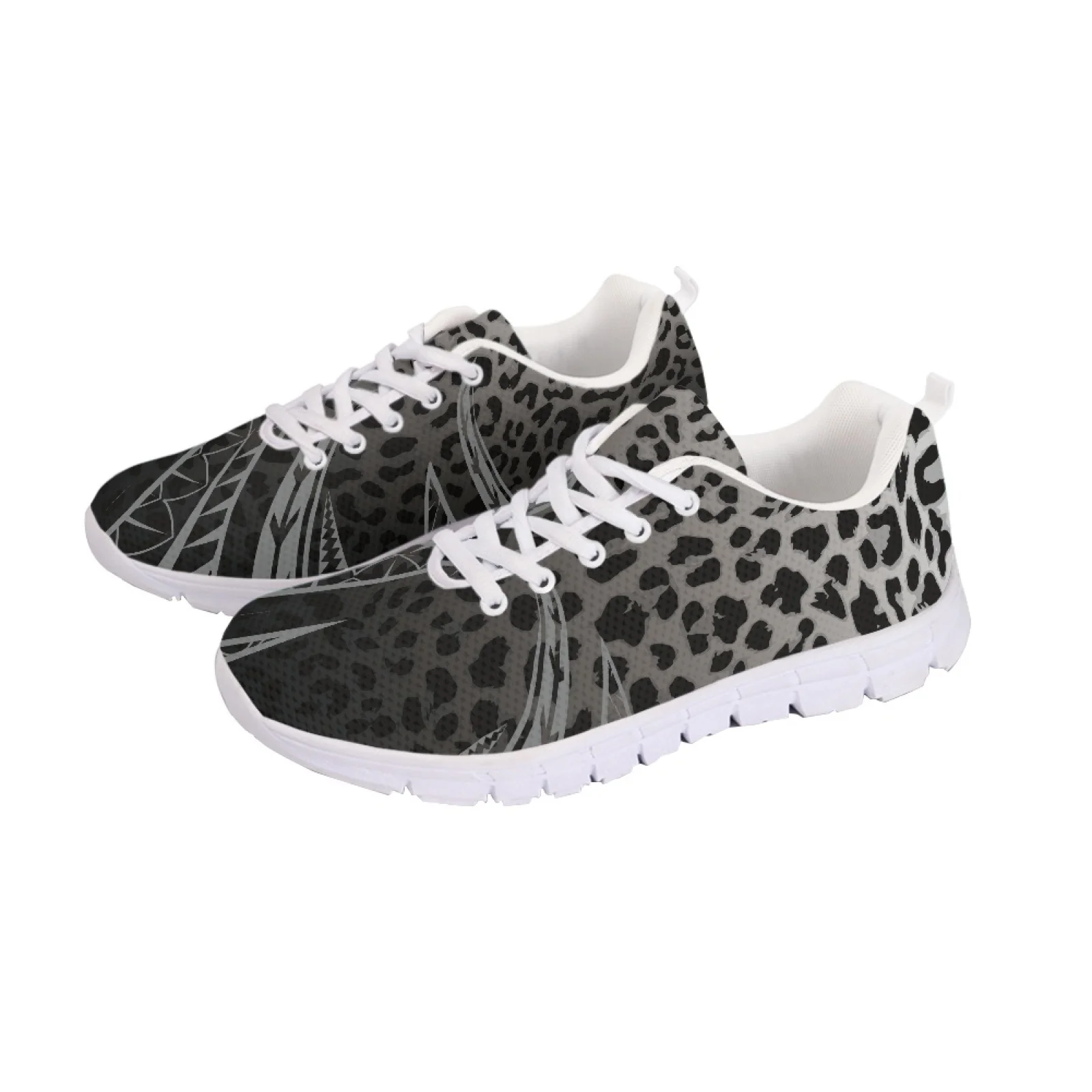 

Polynesian Tribal Hawaiian Totem Tattoo Hawaii Prints Unisex Non-slip Mesh Running Shoes Comfort Breathable Soft-Soled Trainers