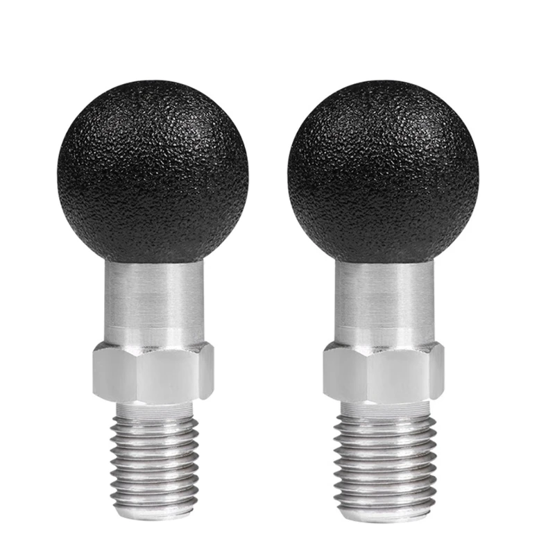 

Motorcycle M8/M10 Bolt Ball Adapter Mount Rearview Mirror Ballhead Threaded Post