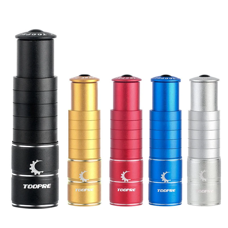 Регулируемый кронштейн для велосипедной вилки, переходник для руля с регулировкой высоты, адаптер для руля 1-1/8 дюйма, стержень 28,6 мм