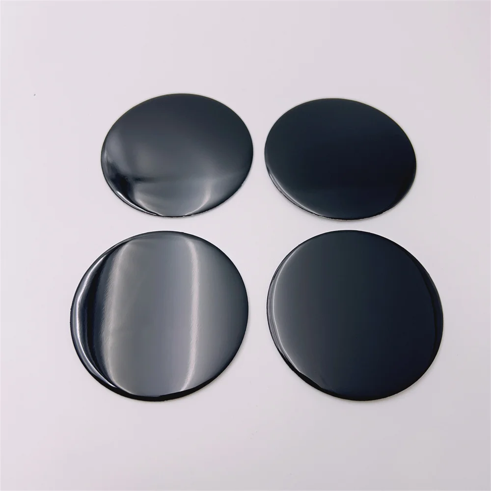 

4 шт., блестящие алюминиевые наклейки на обод колеса автомобиля, 2,5 дюйма, 63 мм