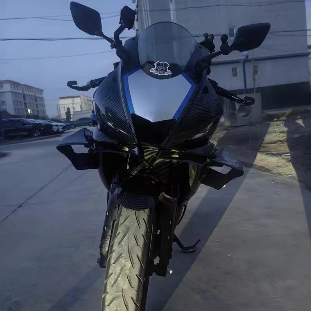 Для Yamaha YZF R25 R3 2019-2023 R1 R1M 2019-2024 крышка переднего крылышка ветрового спойлера