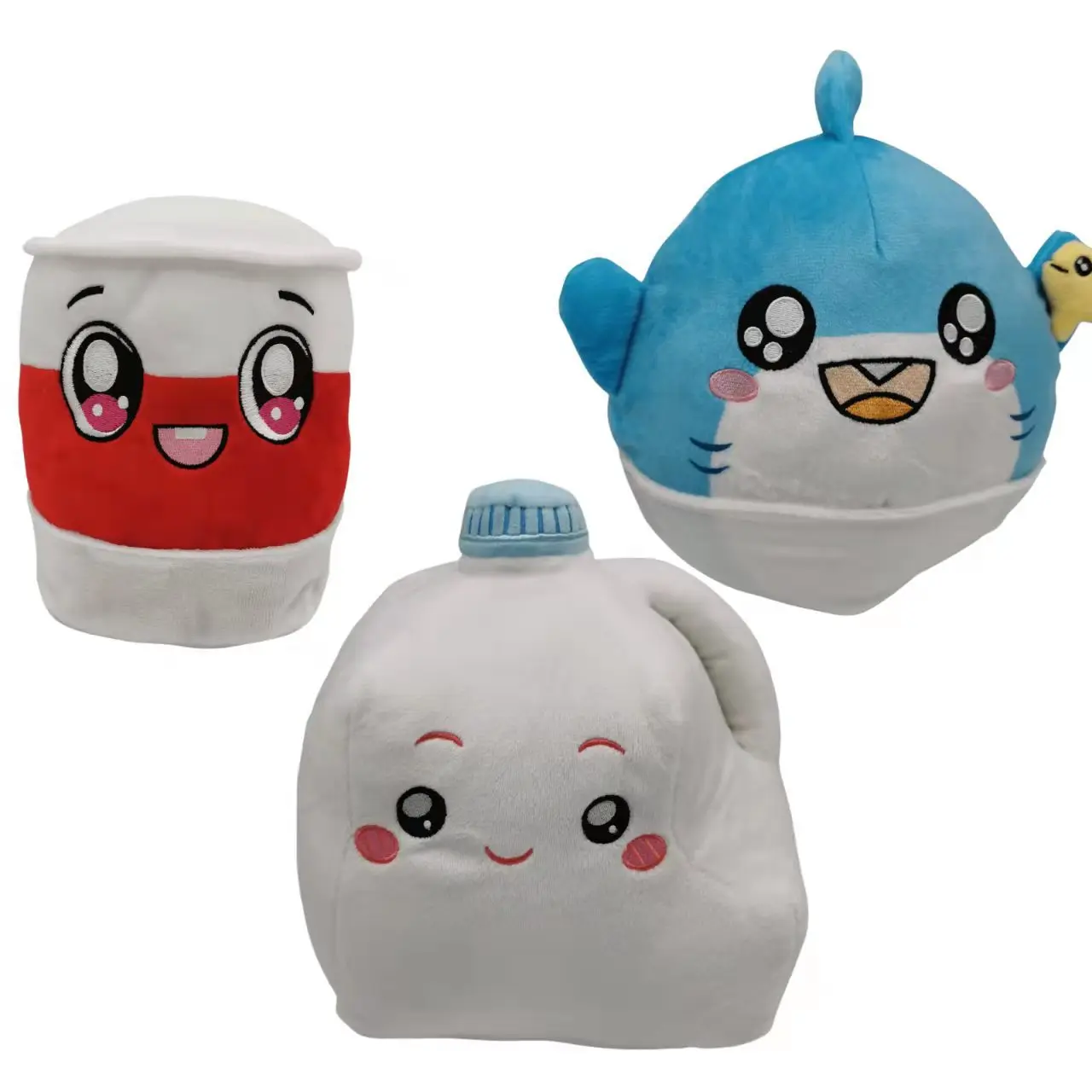 

Новинка, плюшевая молочная кукла Lankybox, аниме плюшевая игрушка, мягкая кукла, кавайная подарок на день рождения, коллекция игрушек, Рокки бок...