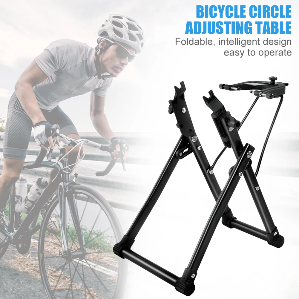 

Durable Portable Bike Wheel Truing Stand Wear-resistant Solid Color Home Mechanic Truing Stand Holder Support Rack
