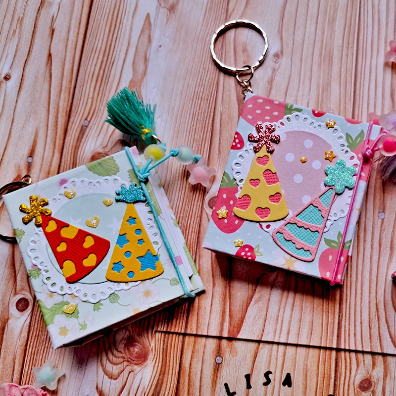 Panalisacraft Cute вечерние Hat вырезанные штампы альбом декоративное тиснение сделай сам