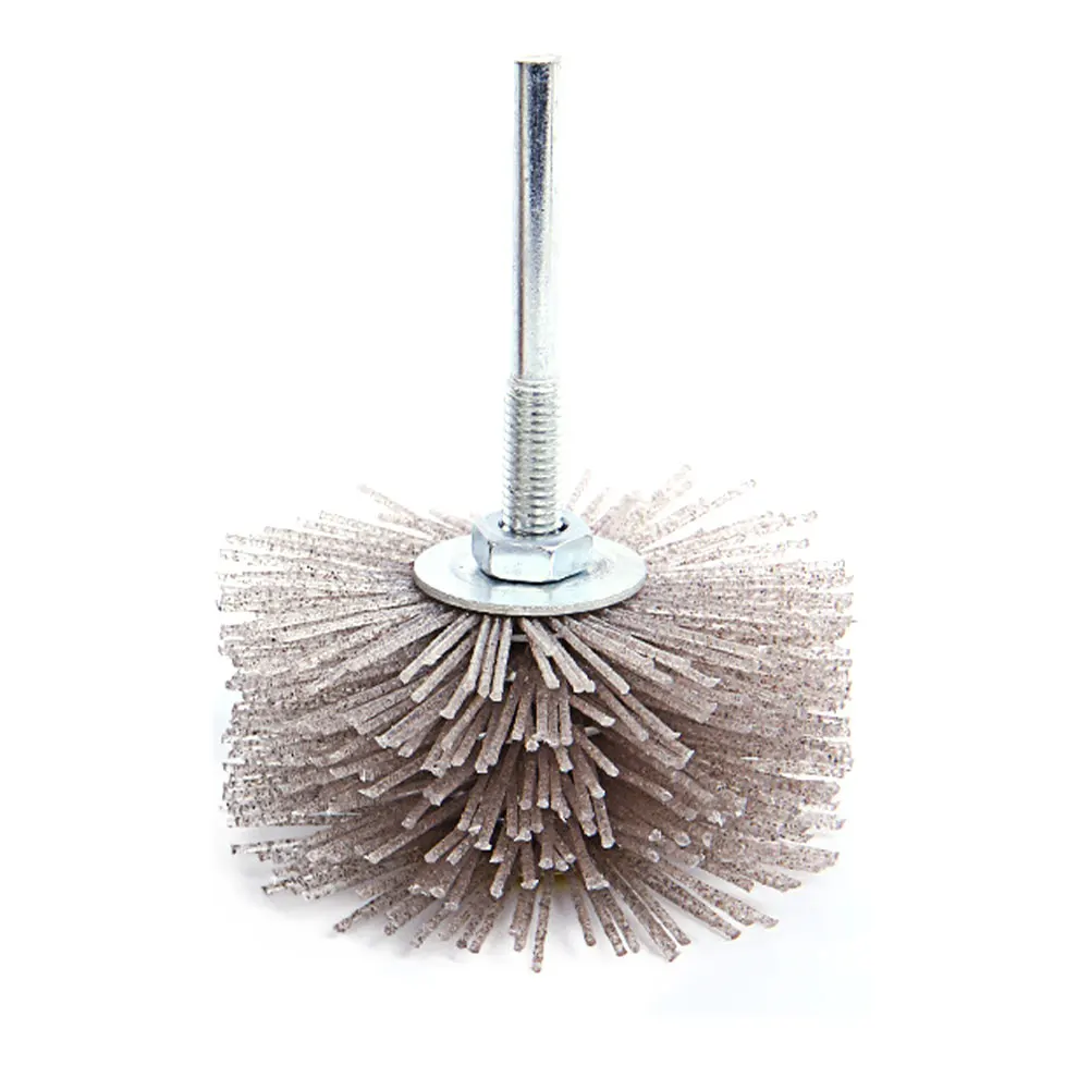 

Polishing Flower Head Rotary Carpentry Deburring Practical Abrasive Tool Accessories For Wood Furniture Fine Nylon Wheel Brush