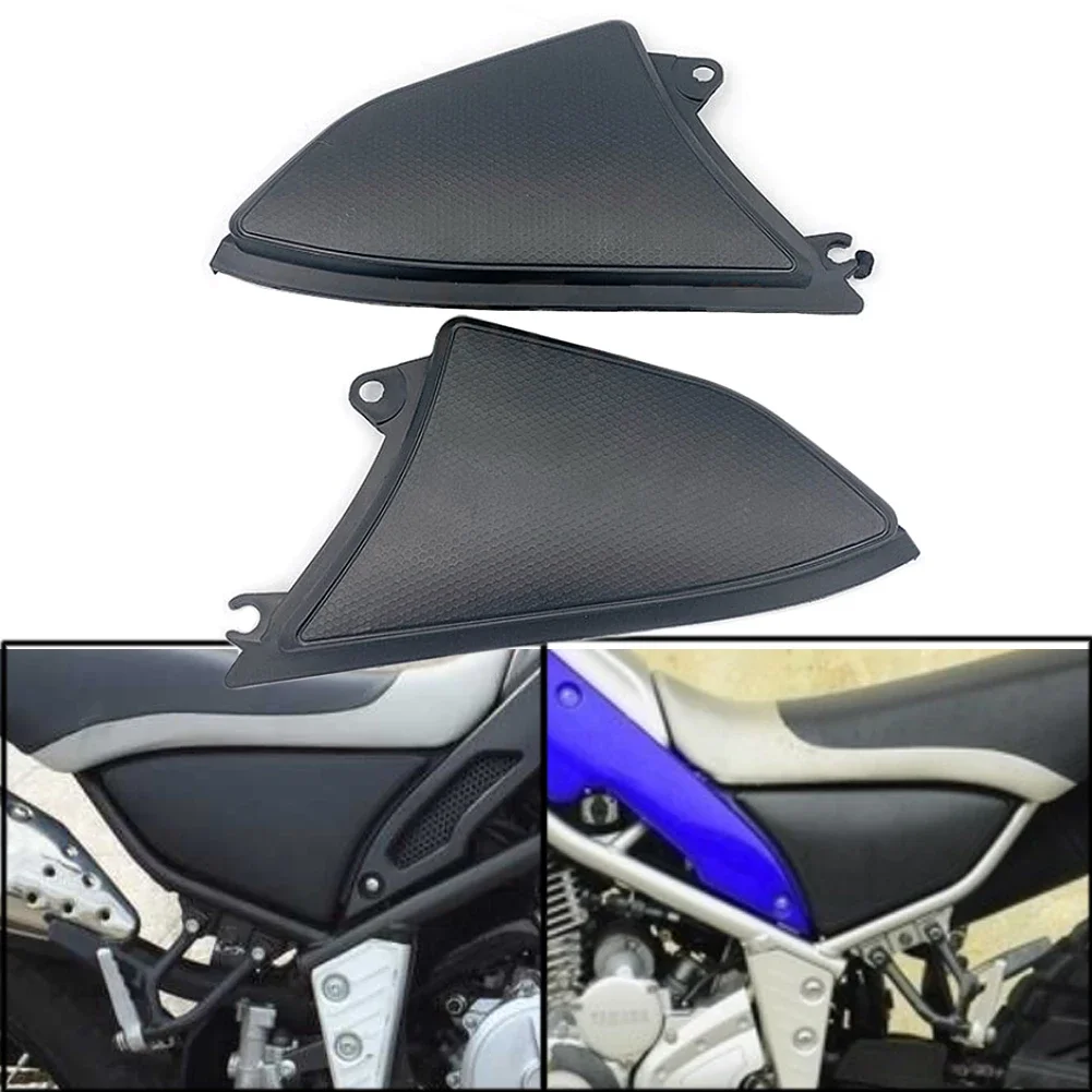 Фото Боковые накладки на сиденье мотоцикла для Yamaha XG250 XG 250 Tricker, защитные кожухи, черные, одна пара №1
