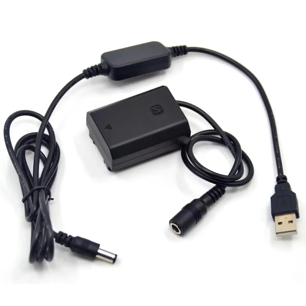 Батарея-пустышка NP-FZ100 VG-C3EM + блок питания 5 В USB-кабель-адаптер для камеры Sony Alpha A9