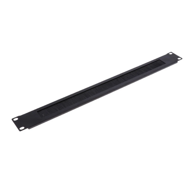 1U 19Inch RACK MOUNT Blanking Plate Rack Mounting Blank Network Brush Panel Server Cabinet Cable Management
