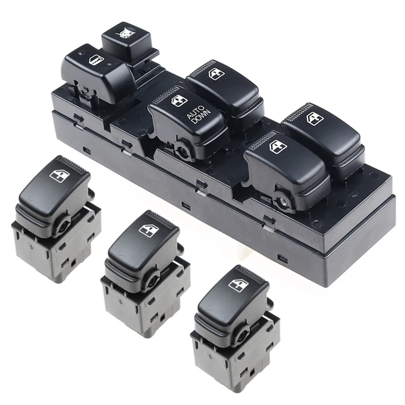 

93570-2E000 Электрический главный переключатель управления стеклоподъемником, кнопка автомобиля 93580-2E000 935702 E000 для Hyundai Tucson 2005-2010 гг.