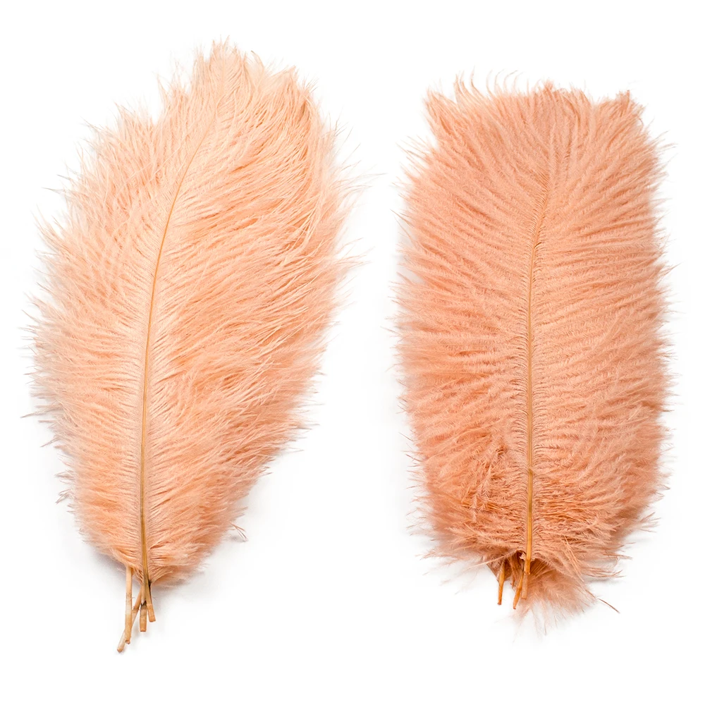 10 шт./лот натуральные страусиные перья красочный центральный элемент шлейф для