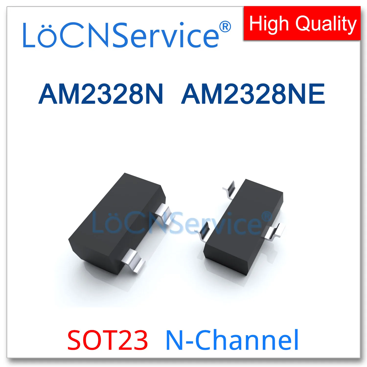 LoCNService 3000 шт AM2328N AM2328NE SOT23 N-Channel 20V Rds 25mR/22mR 50mR высокое качество сделано в Китае AM2328 AM