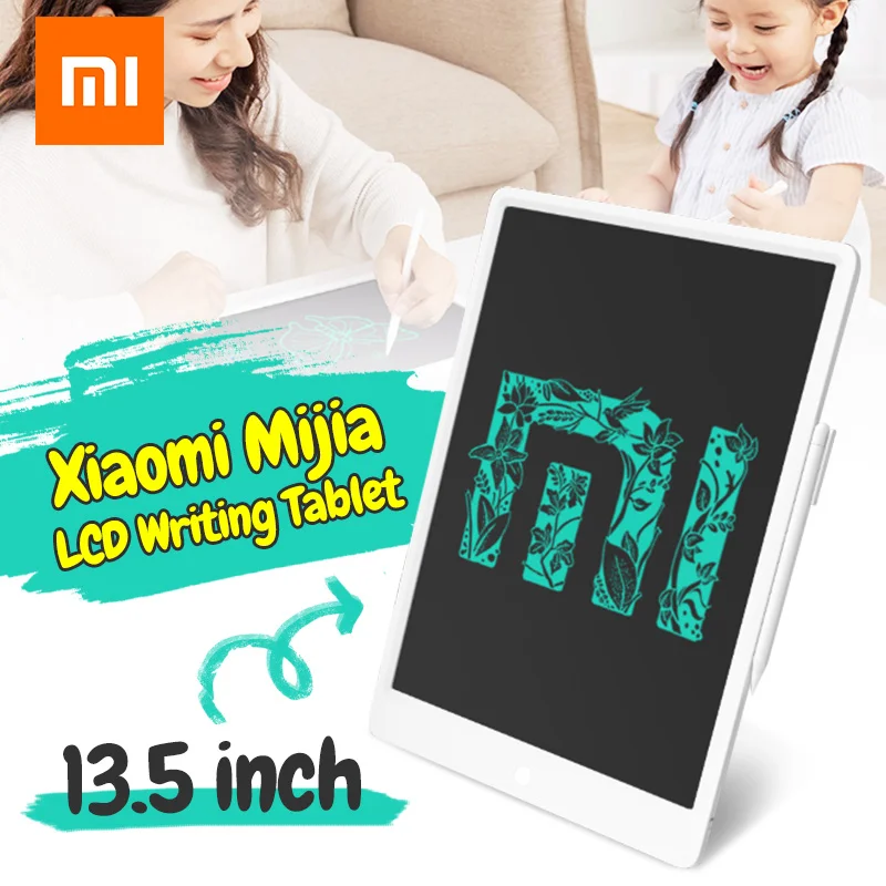 13.5 Inch Original Xiaomi LCD Writing Tablet with Pen Digital Drawing Smart Handwriting Pad Message Graphics Board Easy to Carry