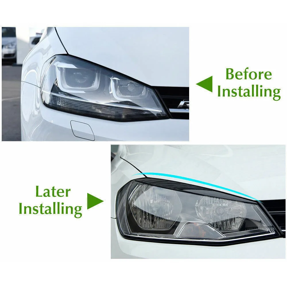 

Practical To Use Headlight Decorative Strip Accessories Perfect Fitment