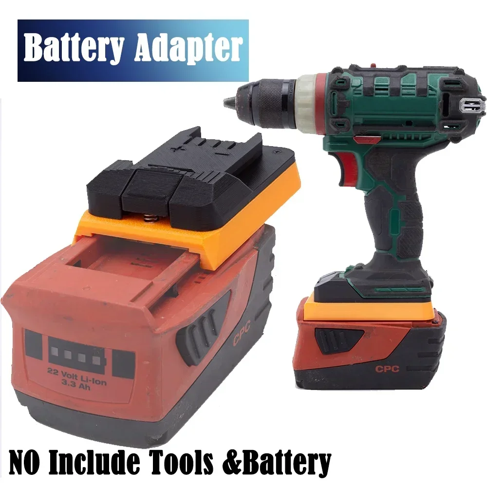 Адаптер-переходник для аккумулятора HILTI 22 В B22 CPC литиевый в Lidl Parkside X20V аксессуары