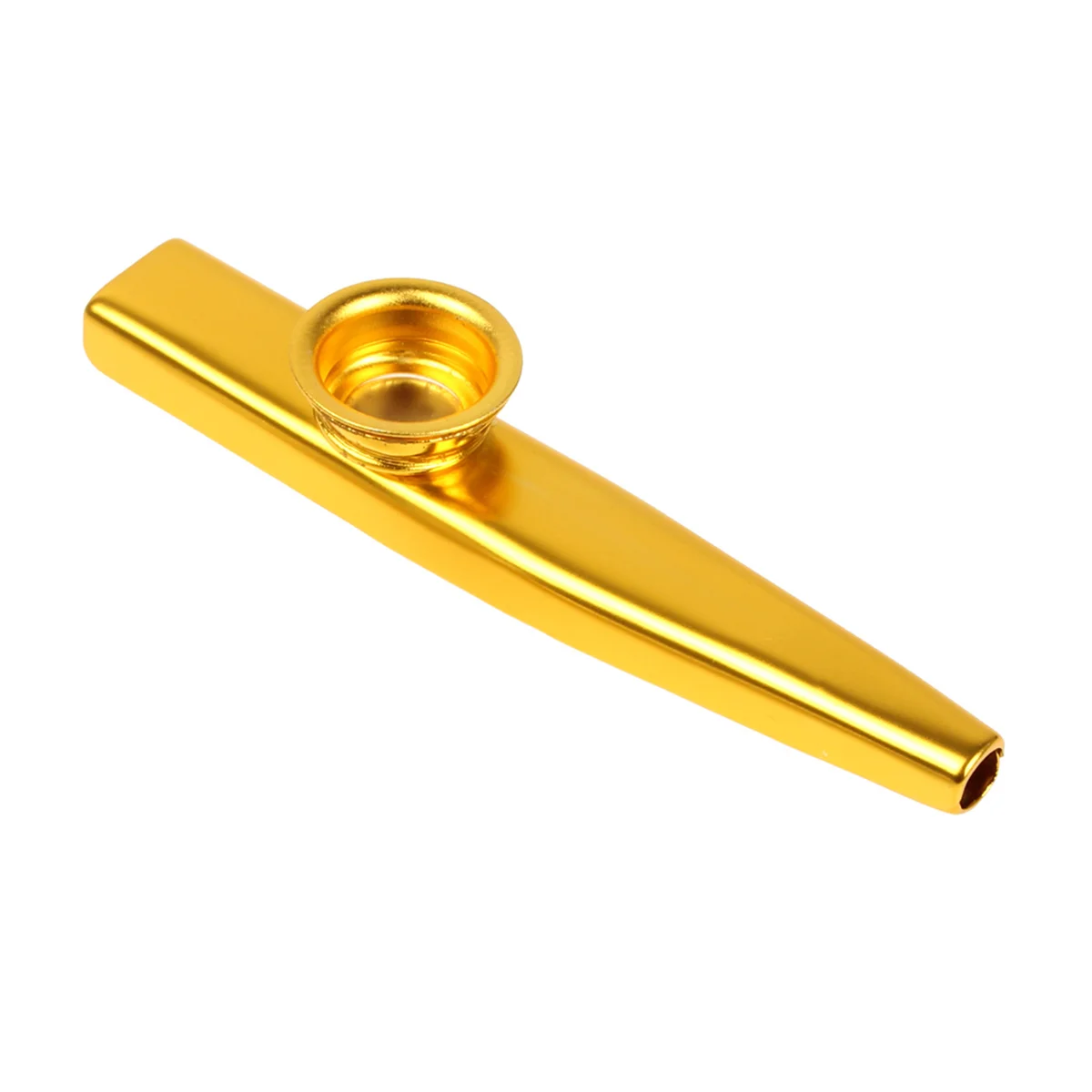 

Metal Kazoo Musical Instruments Preschool Educational Toys Flutes for Kids (Gold)
