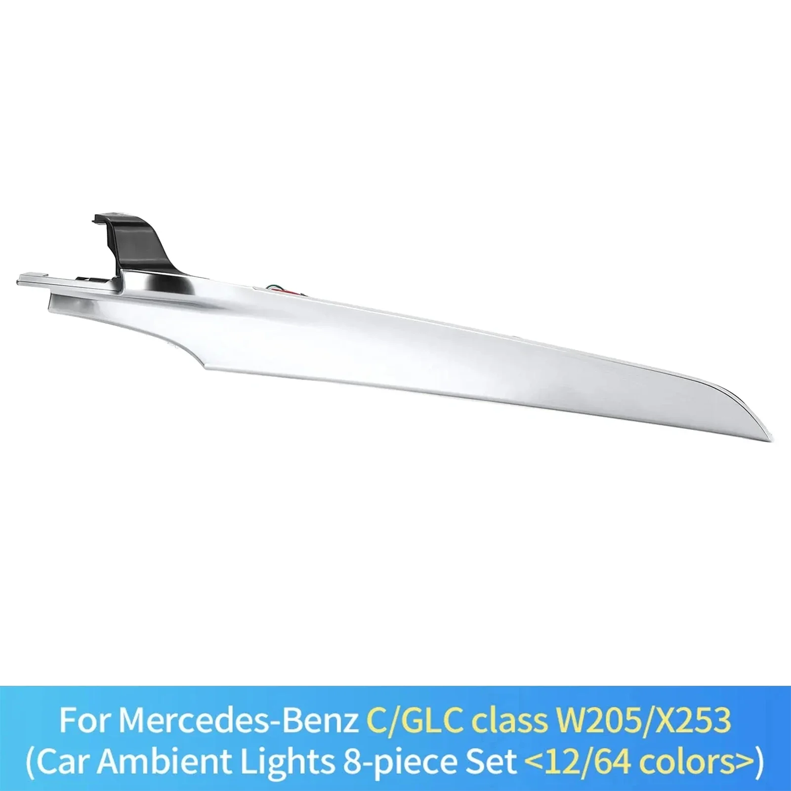 Крышка лампы атмосферы для Mercedes-Benz C/GLC class W205 X253 2014-2020 MB Co-pilot неоновая яркая