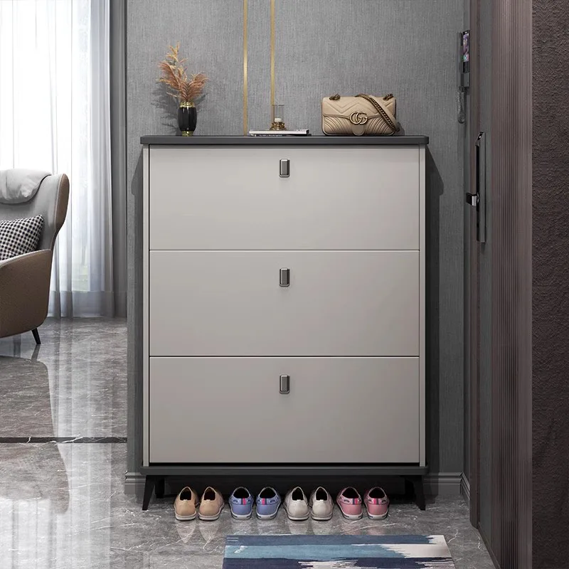 

Luxury Modern Shoe Cabinets Large Closed Nordic Space Saving Shoe Cabinets Entry Vertical Schonen Kast Entrance Hall Furniture