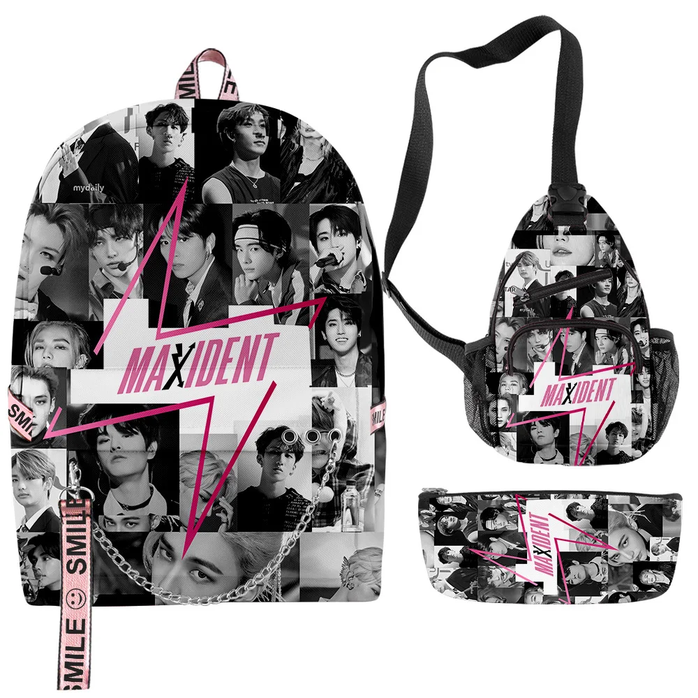 

3 шт./комплект, Детский рюкзак с 3D-принтом