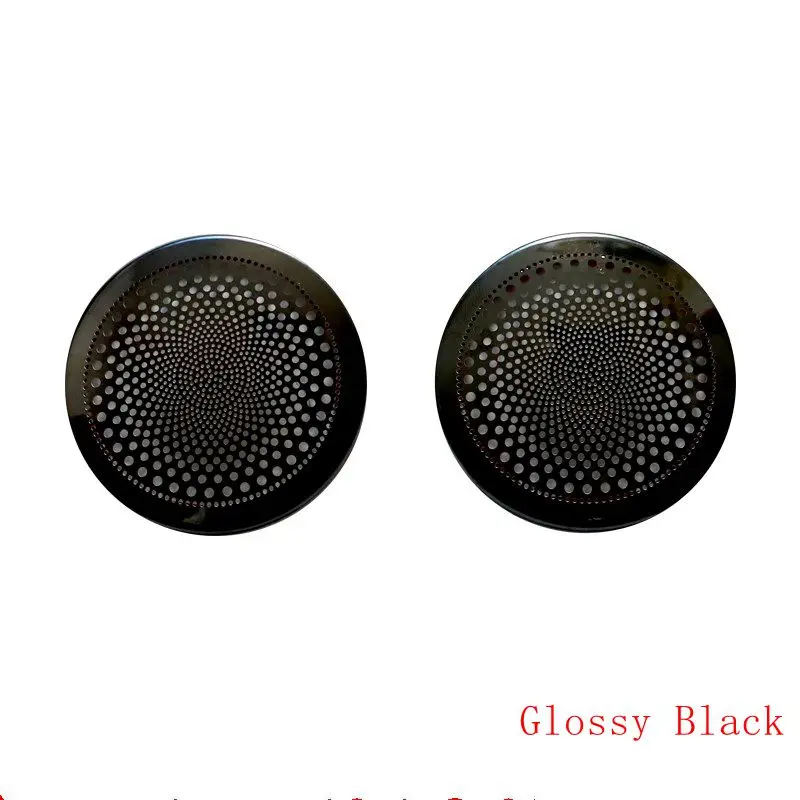 

For Jaguar F-PACE 2016-2020 Interior Instrument Panel Speaker Trim Cover Decoration Ring 2pcs