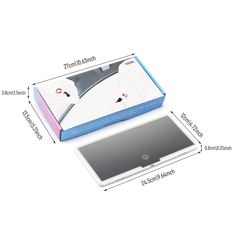 Автомобильное Зеркало HD солнцезащитный козырек зеркало для макияжа фотозеркало