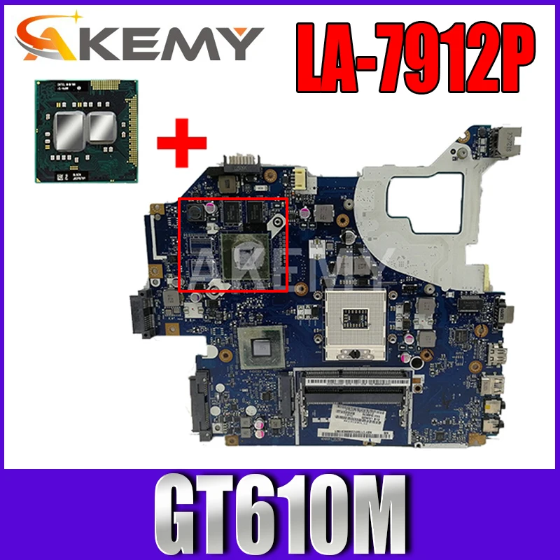 

Q5WV1 LA-7912P suitable For Acer E1-571G E1-571 V3-571 V3-571G notebook motherboard PGA989 HM77 GPU GT610M DDR3 100% test work