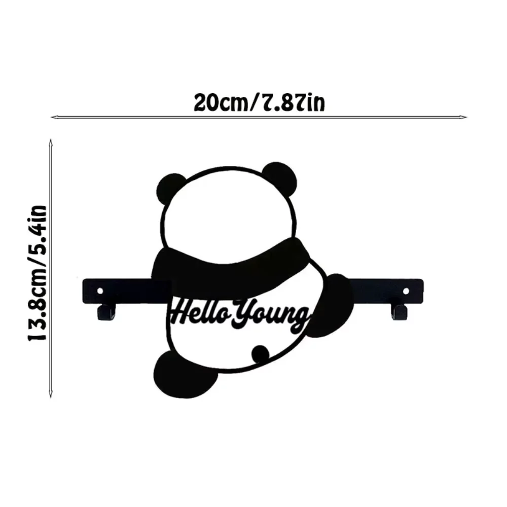 Функциональная Вешалка из кованого железа для ключей с поводком практичная