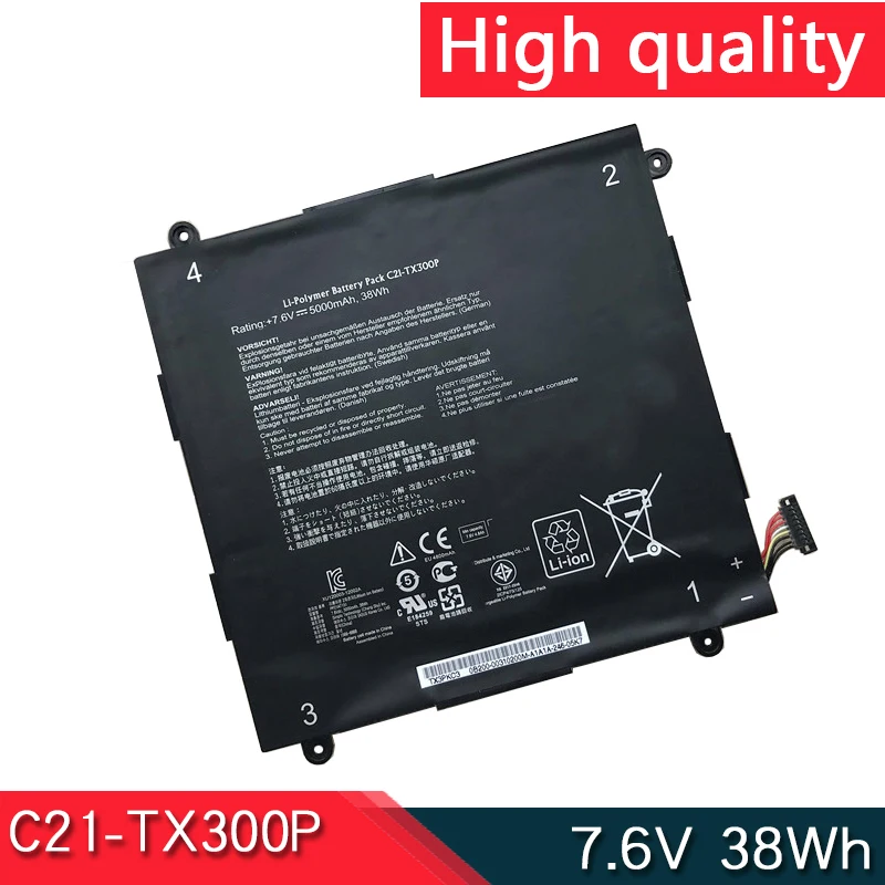Новый аккумулятор C21-TX300P 7 6 в 38 Втч для ASUS Transformer Book TX300CA 13 3&quot