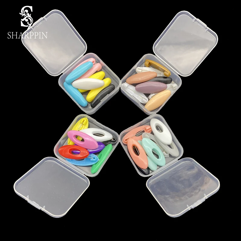 Оптовая продажа пластиковые булавки для хиджаба шарфа 8 шт. броши-зажимы