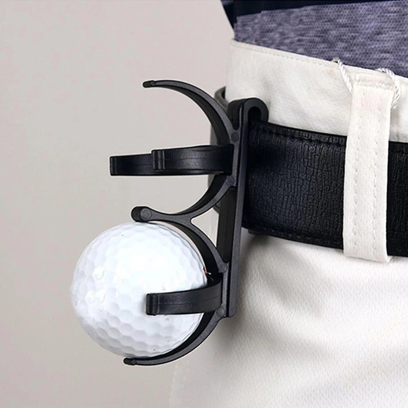 

Golf Simple Croquet Clip Double Ball Clip Golf Ball Holder Clip Prop Organizer Sporting Training Accessory Golf Bag