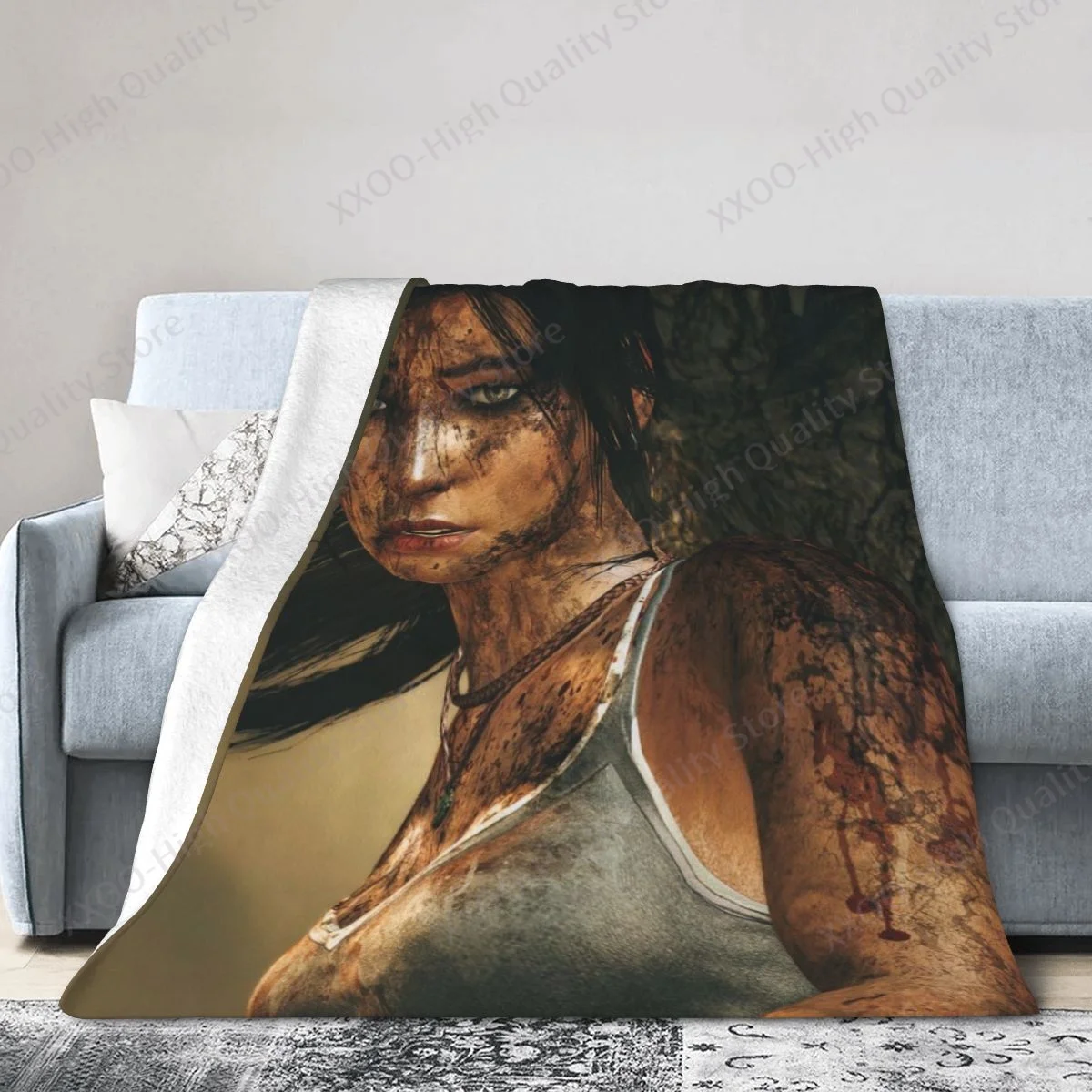 

Fashion Movie Tomb Raider-3d Printed Fleece Blanket Blanket Sofa Bed Blanket Super Soft Warm Blanket Luxury Blanket Flannel