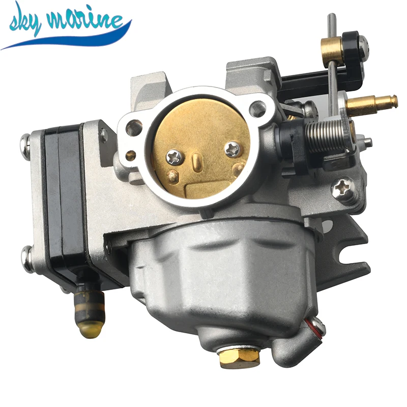 Карбюратор 6E8-14301-00 Carb assy для подвесного двигателя Yamaha 2-тактный 9.9hp 15hp Лодочный