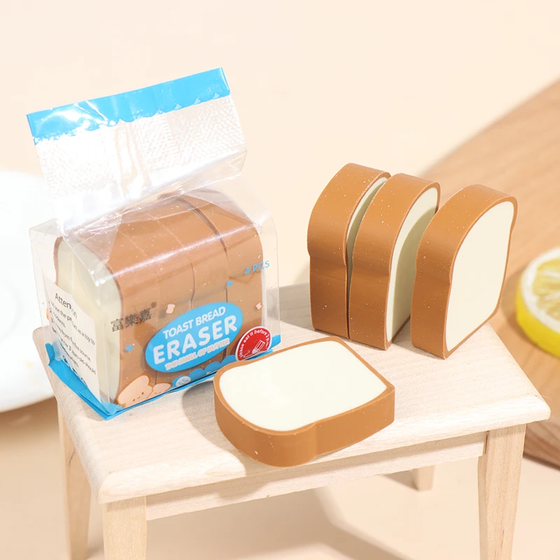 

1Bag Creative New 1:12 Dollhouse Miniature Toast Bread Candy Kitchen Food Model For Doll House Decor Kids Pretend Play Toys