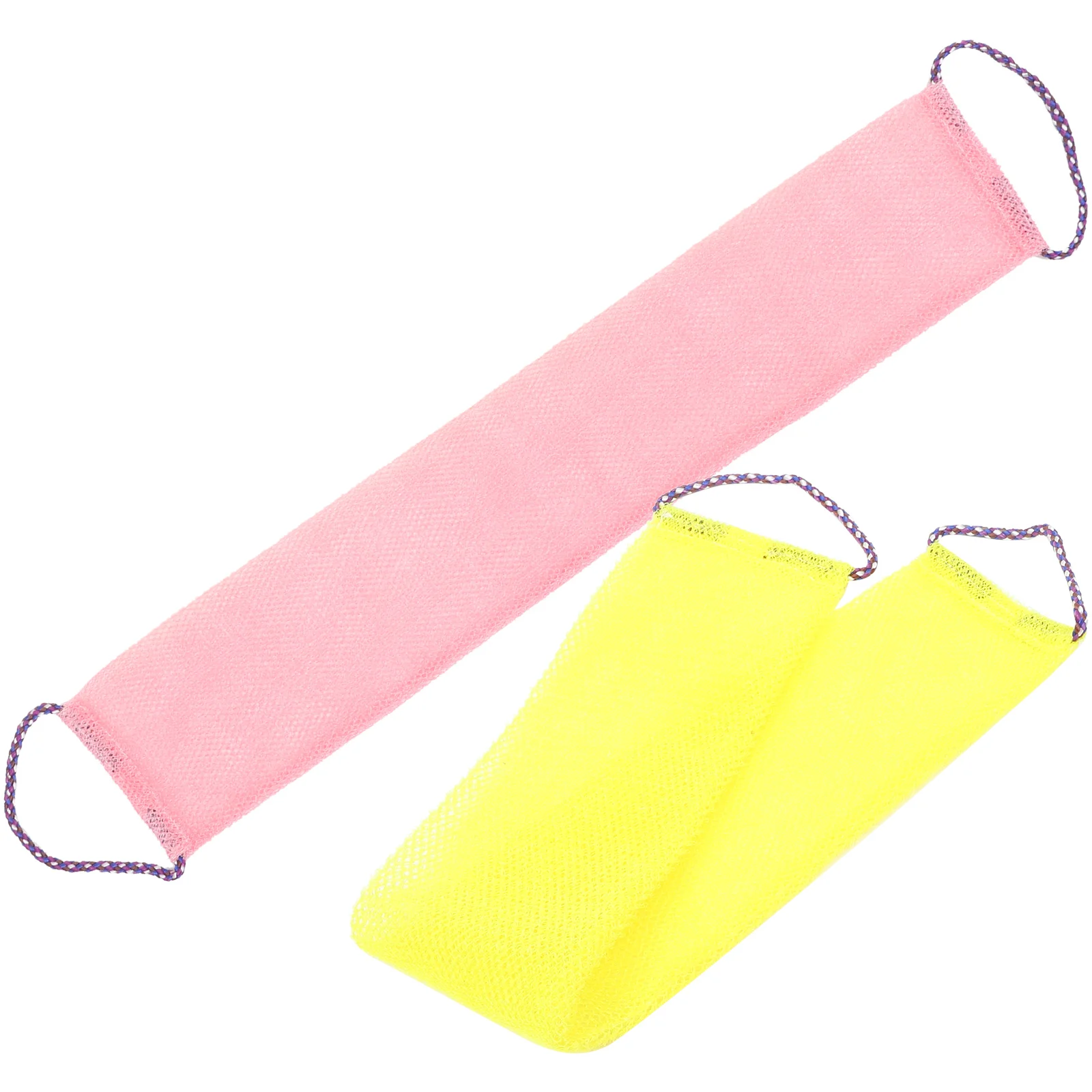 

2 Pcs Bath Towel Man Scrubber Body African Exfoliating Net Nylon Washing Towels