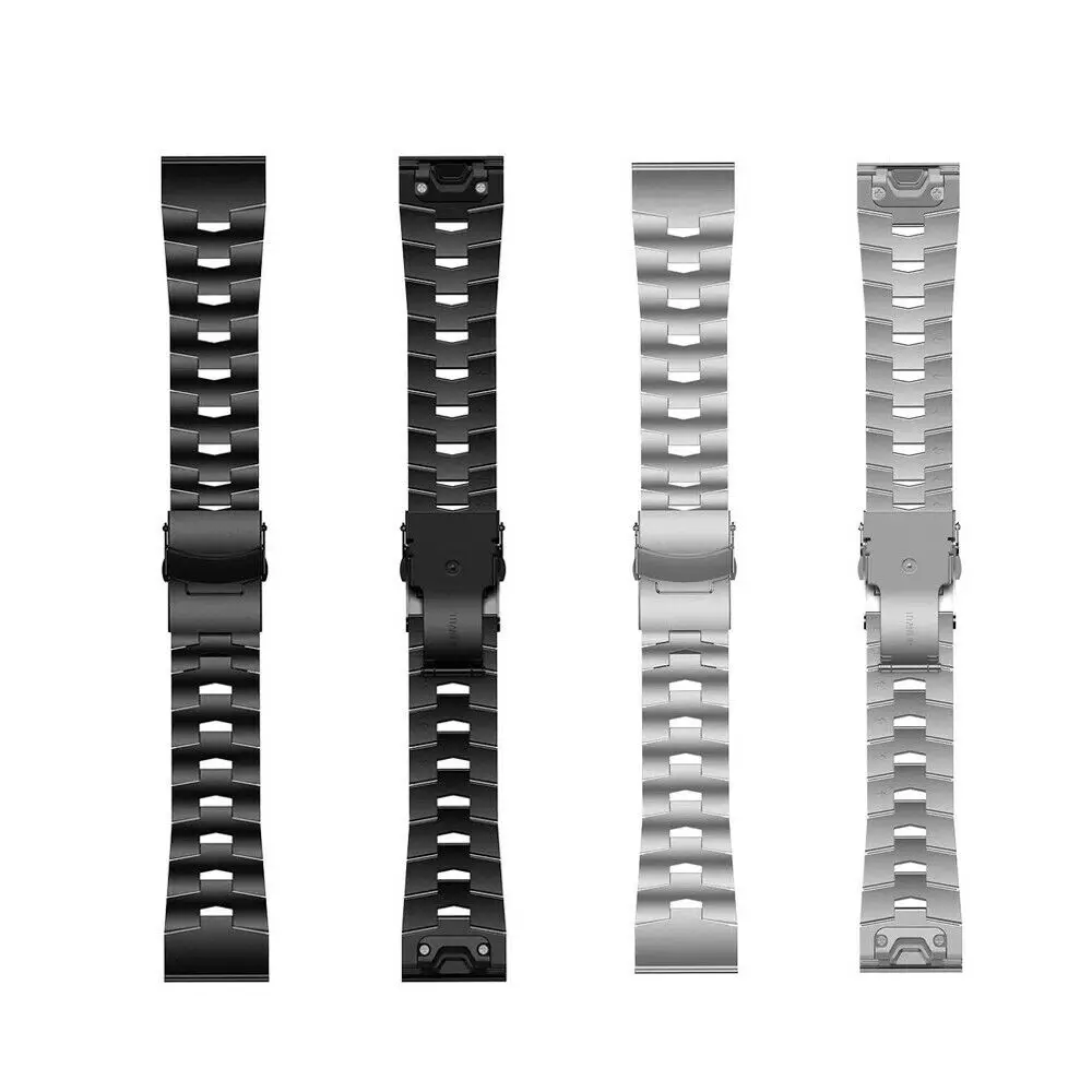 

Браслет из титановой стали для часов Garmin Fenix 6 6X 5 5X 3, 22/26 мм
