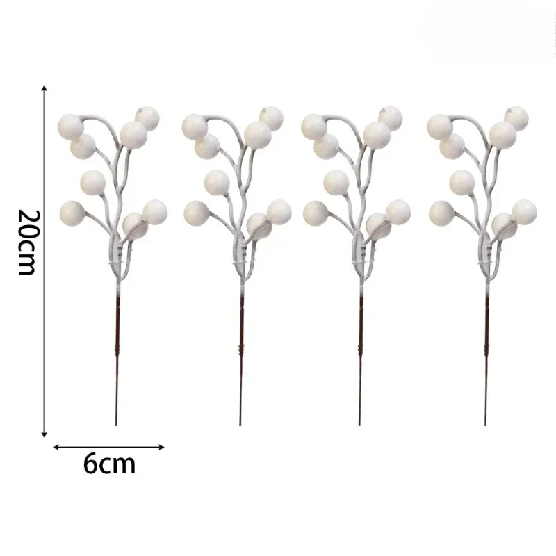 

Искусственные белые ягоды, веточки, 4-20 шт